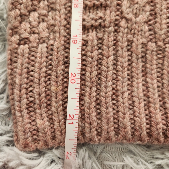 Moda International Mauve Wool Blend Mixed Stitch Boatneck Fitted Sweater - Picture 6 of 7